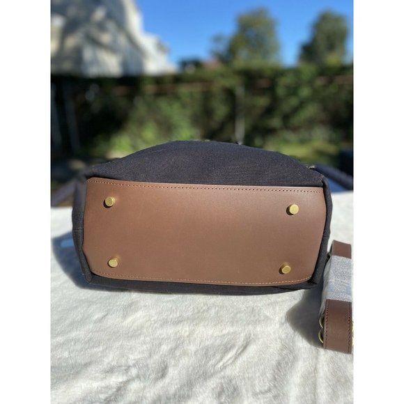 Riveter Military Spouse Designed & crafted Tote -Ada Black Bag Made In USA - Picture 4 of 6